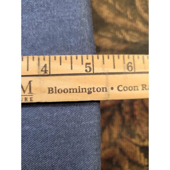 Blue Canvas Make-up Bag - Picture 4 of 5